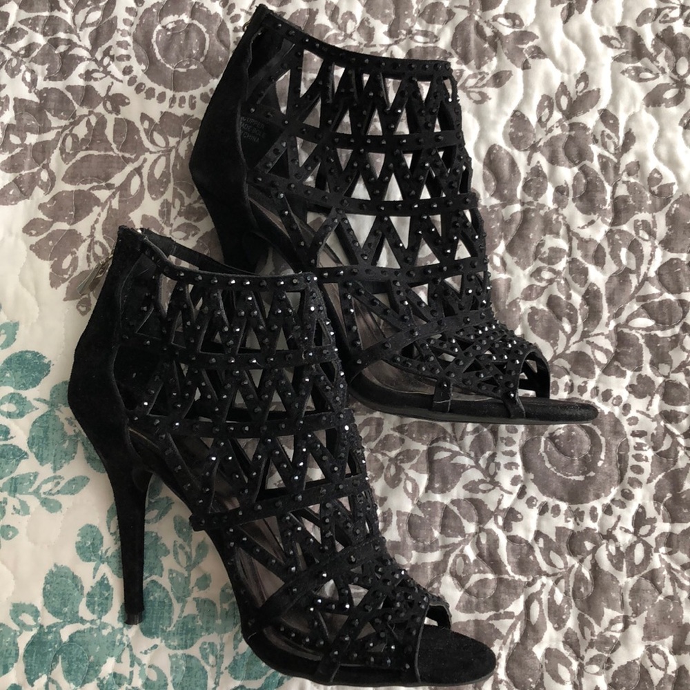 Black stilettos